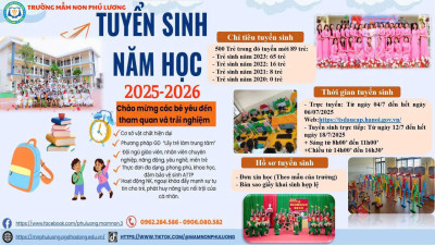 🌟🎈 THÔNG BÁO TUYỂN SINH NĂM HỌC 2025 – 2026 🎈